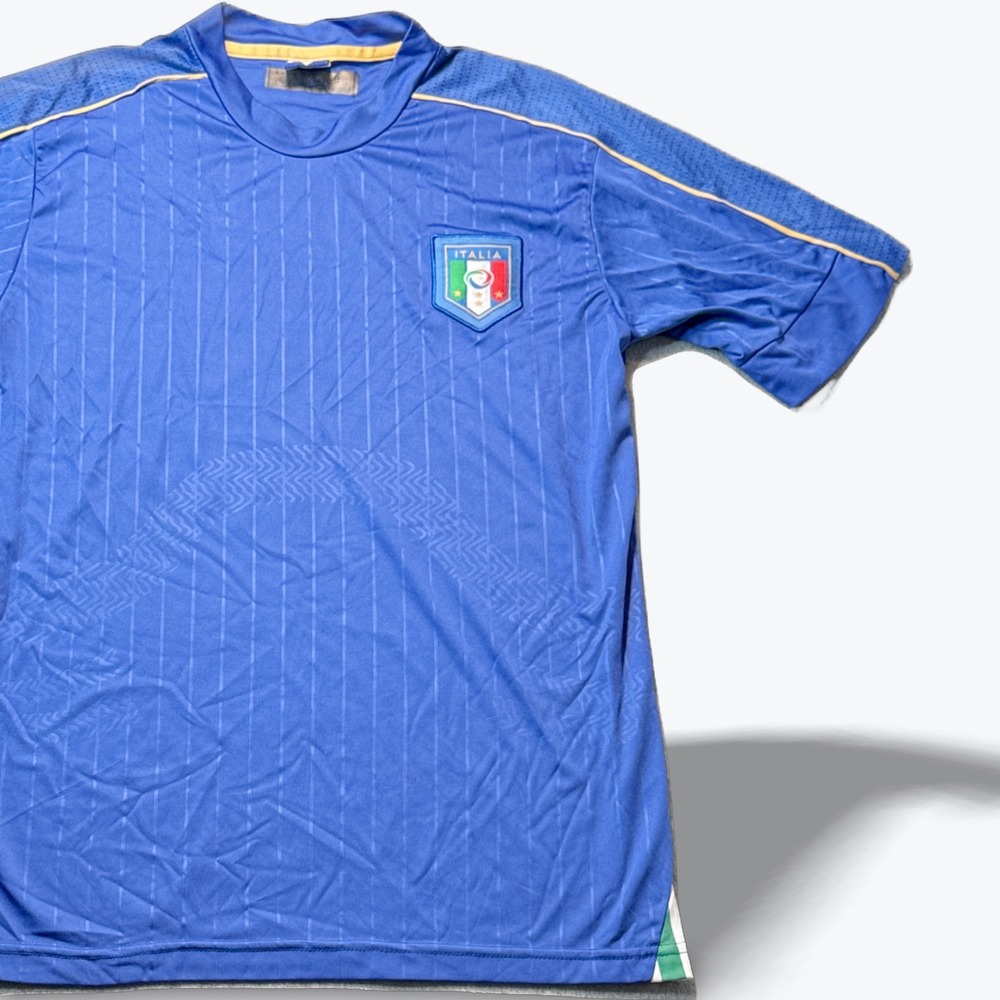 Tradizione Forza Azzurri Italia Soccer‎ Jersey Blue Mens XL Number 18 FIGC